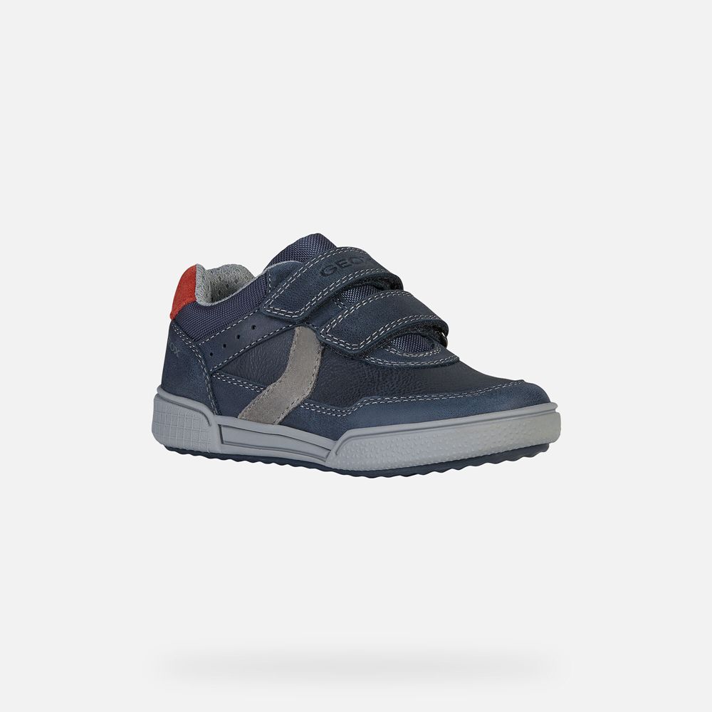 Geox Sneakers Navy Poseido - Geox Boys Shoes - GYXLRF928